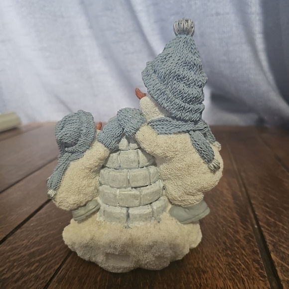 Vintage Snow Buddies Snow Budds Only Christmas Scene Figurine 1999 Collectible - Picture 1 of 4
